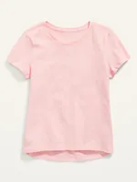 Short-Sleeve Softest Solid T-Shirt for Girls