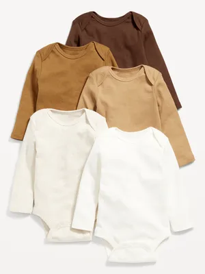 Unisex Bodysuit 5-Pack for Baby