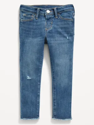 Rockstar 360° Stretch Frayed-Hem Jeggings for Toddler Girls
