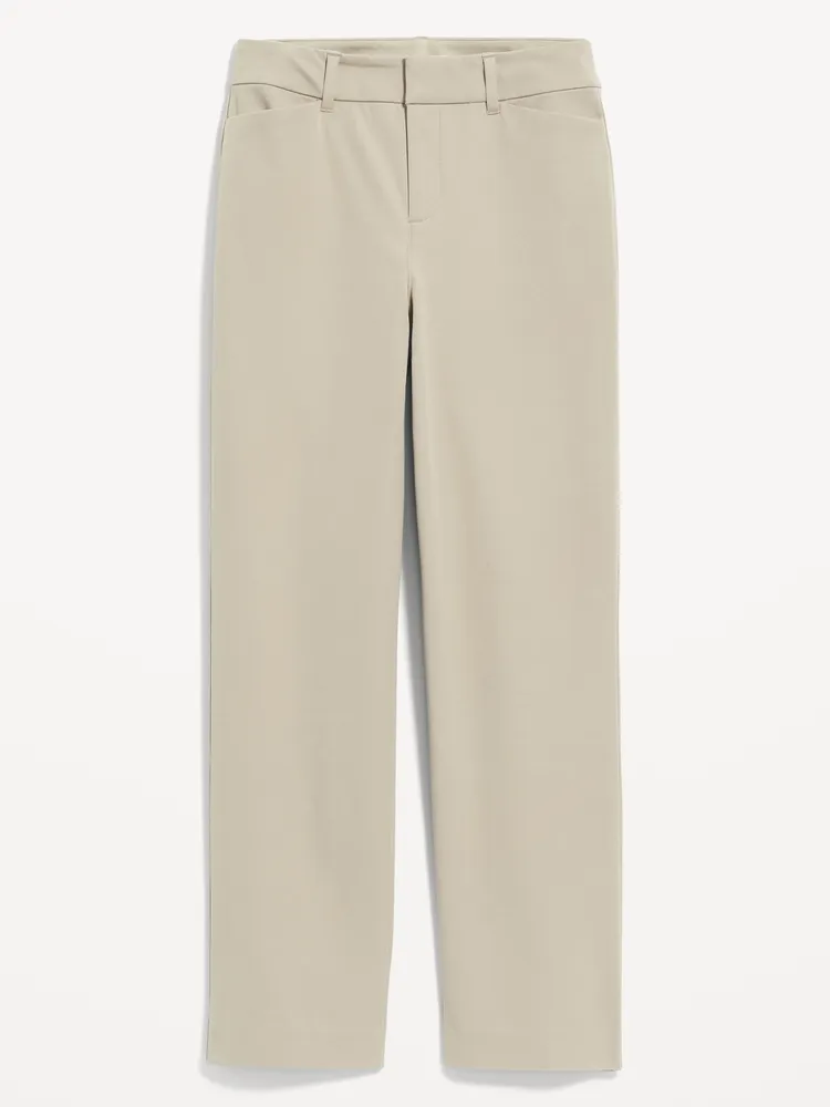 High-Waisted Pixie Straight Pants