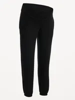 Pantalon de jogging maternité à taille rabattable