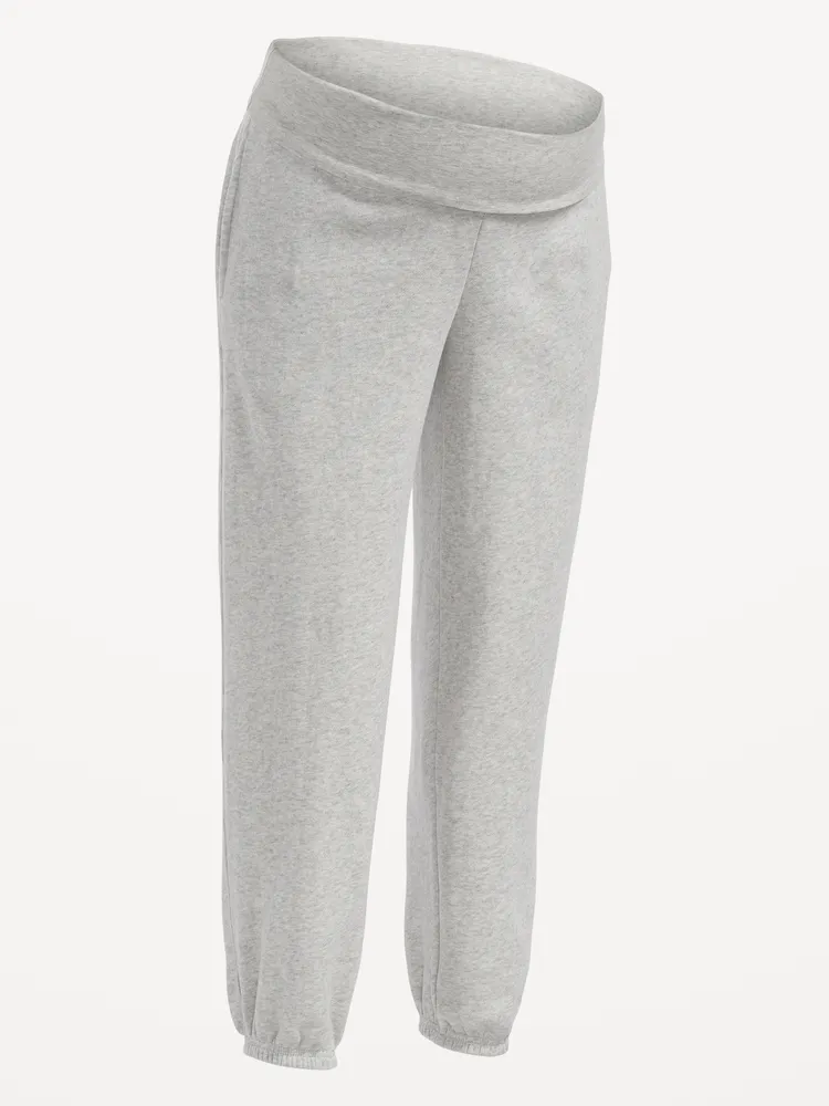 Pantalon de jogging maternité à taille rabattable