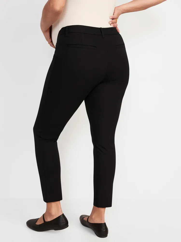 Pantalon de maternité Pixie, longueur à la cheville, panneau latéral
