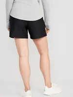 Short de maternité PowerSoft à taille rabattable, entrejambe 5 cm
