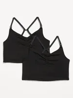 Camisole d’allaitement à soutien-gorge intégré de Maternité