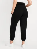 Pantalon de jogging maternité à taille rabattable