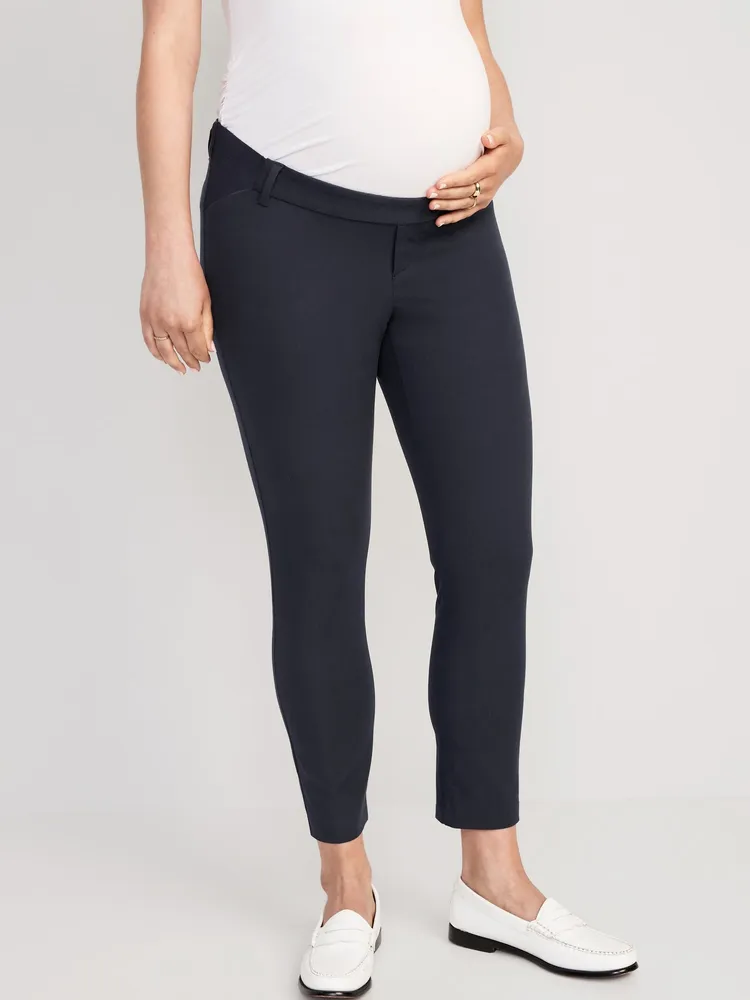 Pantalon de maternité Pixie, longueur à la cheville, panneau latéral