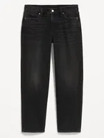 Mid-Rise Boyfriend Loose Jeans