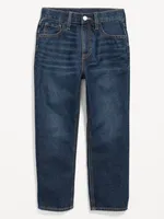 High-Waisted Slouchy Straight Built-In Tough Jeans for Girls