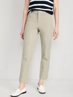 High-Waisted Pixie Straight Pants