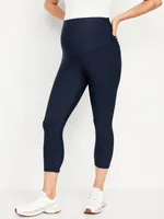 Legging de maternité court sculptant Powersoft à panneau complet