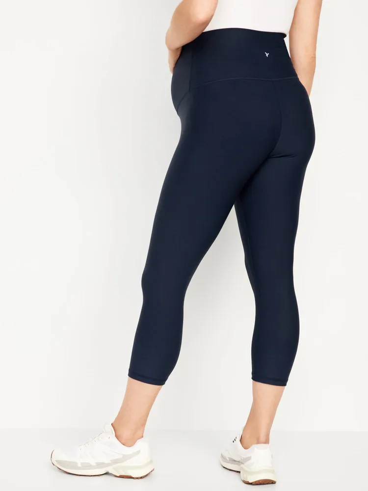 Legging de maternité court sculptant Powersoft à panneau complet