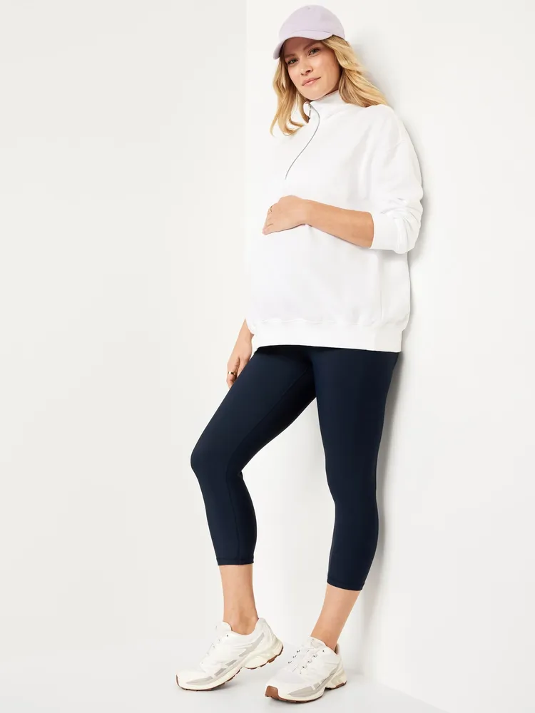 Legging de maternité court sculptant Powersoft à panneau complet