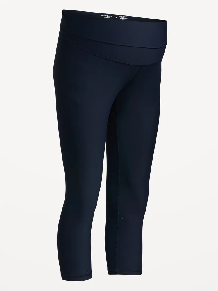 Legging de maternité court sculptant Powersoft à panneau complet