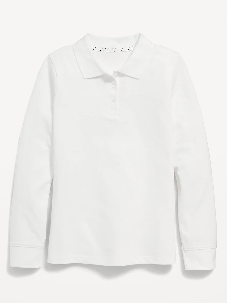 Uniform Pique Polo Shirt for Girls