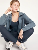 High-Waisted PowerSoft Rib Mix 7/8 Leggings