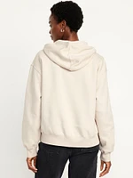Logo Zip Hoodie Sweatshirt