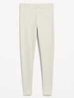 High-Waisted Fleece-Lined Fashion Layering Leggingss