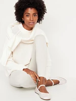 High-Waisted Fleece-Lined Fashion Layering Leggingss