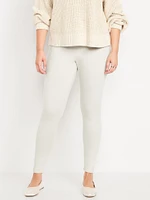 High-Waisted Fleece-Lined Fashion Layering Leggingss