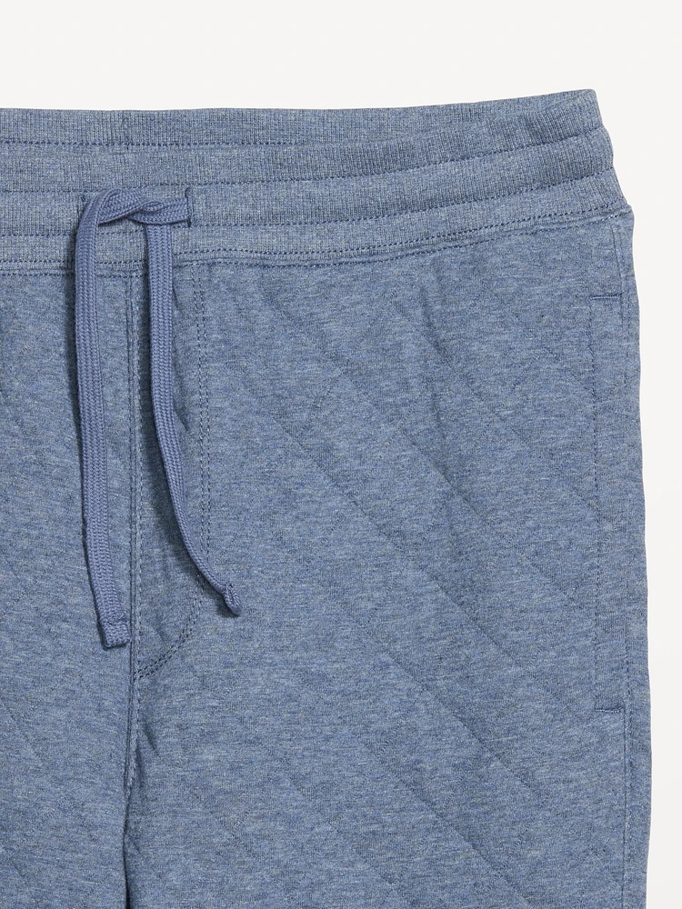 Loose Quilted Fleece Joggers