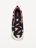 Canvas Slip-On Sneakers for Girls
