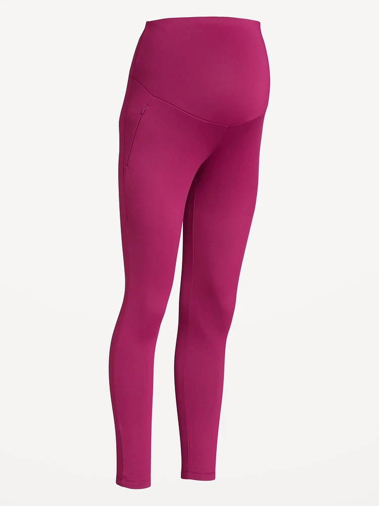 Legging PowerSoft doublé douillet longueur 7/8 à panneau couvrant de maternité