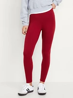 High-Waisted Fleece-Lined Fashion Layering Leggingss