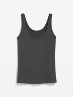 First-Layer Scoop-Neck Tank Top