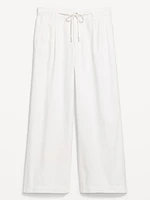 High-Waisted Super Wide-Leg Drapey Pants