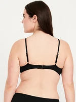 Textured Underwire Balconette Swim Top