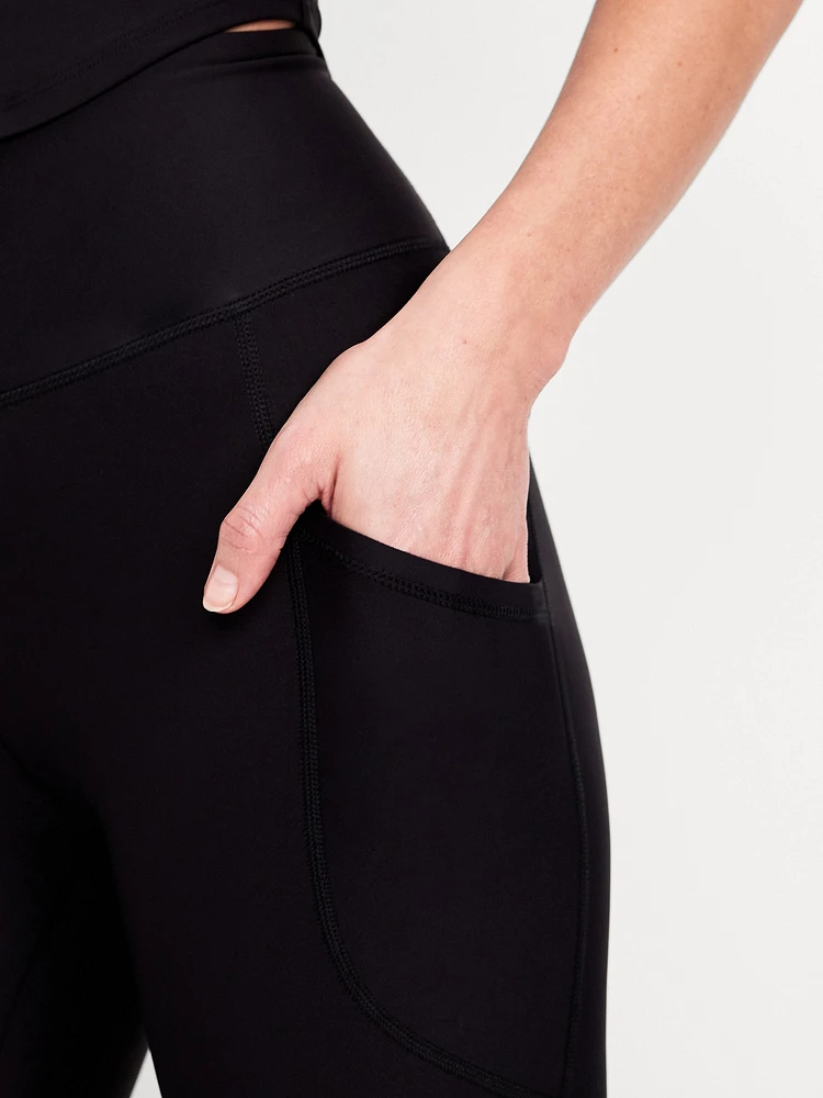 High-Waisted PowerSoft Crop Pocket Leggings 23"