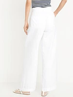 High-Waisted Super Wide-Leg Drapey Pants