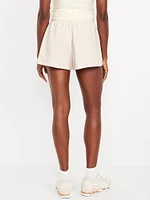 Extra High-Waisted Dynamic Fleece Sweat Shorts