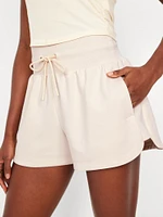 Extra High-Waisted Dynamic Fleece Sweat Shorts