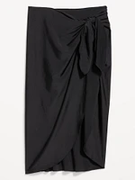 Lightweight Side-Tie Swim Sarong Wrap