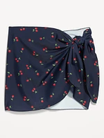 Side-Tie Mini Swim Sarong