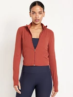 StudioSmooth Crop Full Zip