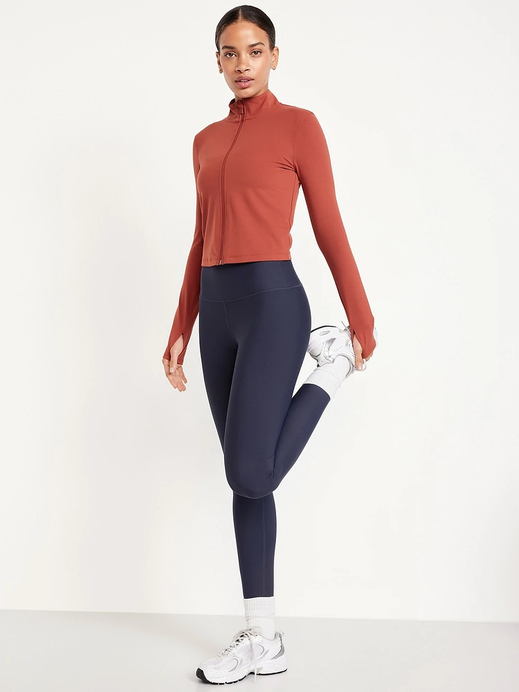 StudioSmooth Crop Full Zip