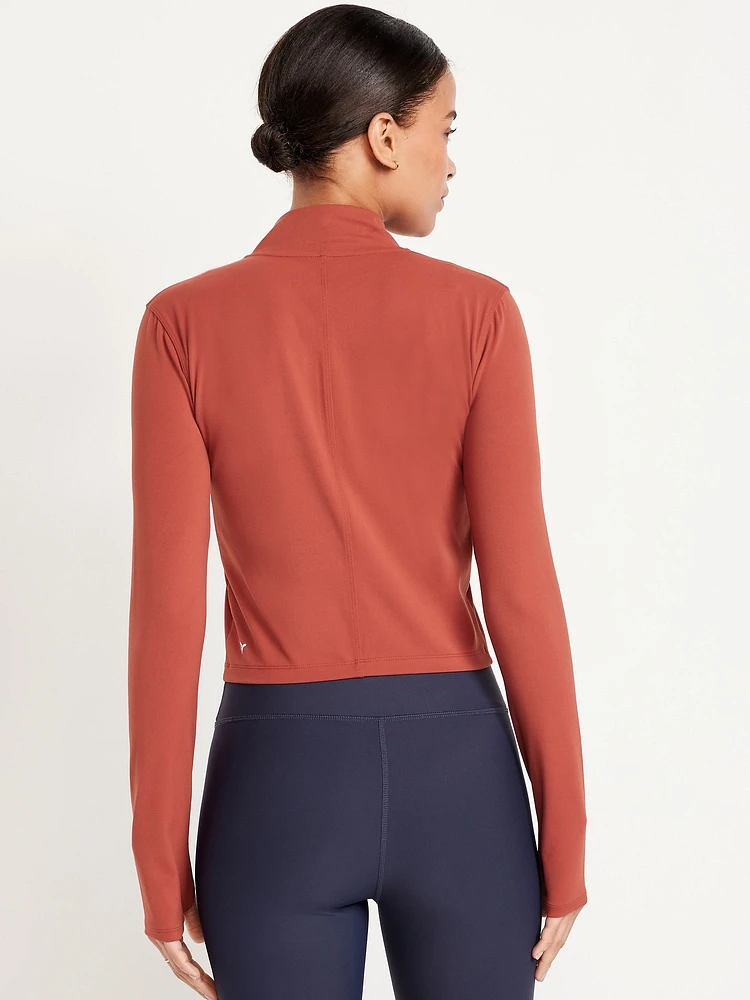 StudioSmooth Crop Full Zip
