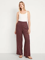 High-Waisted Playa Wide-Leg Pants