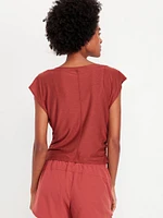 CloudMotion Ruched Top
