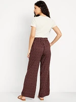 High-Waisted Playa Wide-Leg Pants