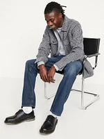 Structured Straight Non-Stretch Jeans