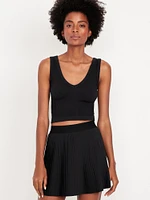 Exhale Seamless V-Neck Rib Tank