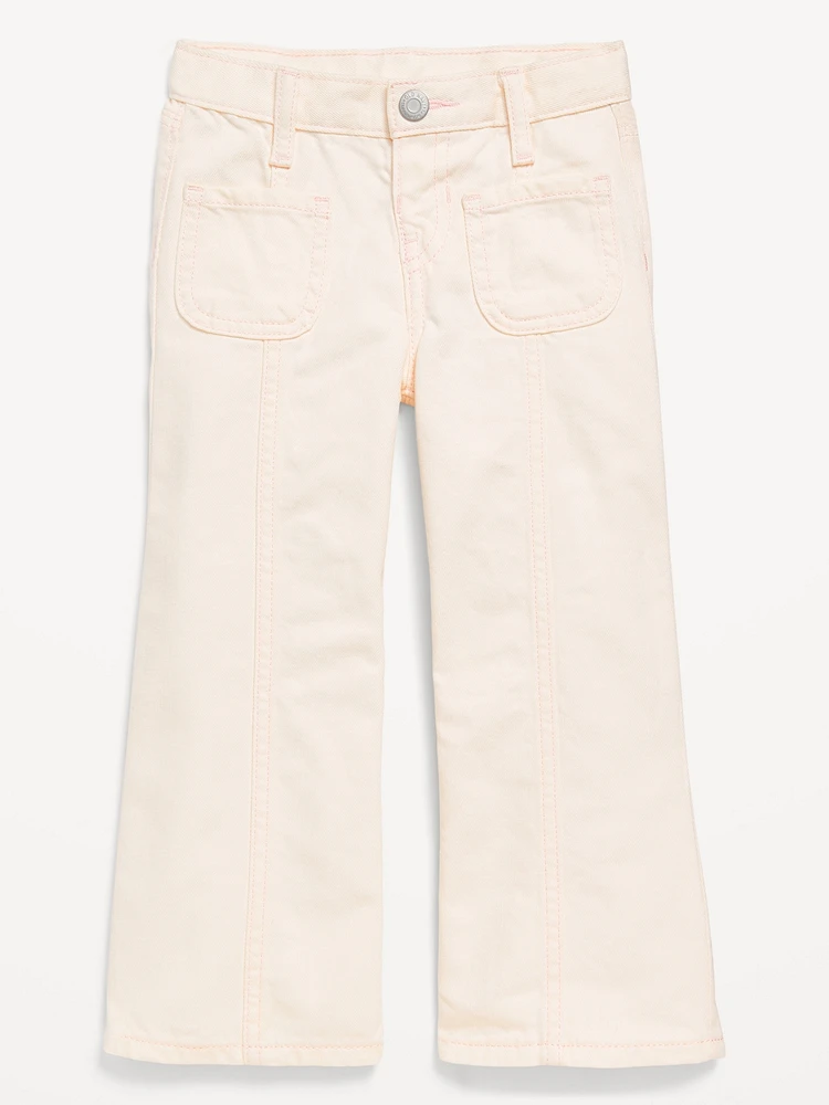 High-Waisted Baggy Mariner Wide-Leg Jeans for Toddler Girls