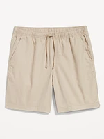 Twill Jogger Shorts -- 7-inch inseam