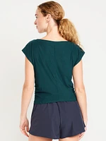 CloudMotion Ruched Top