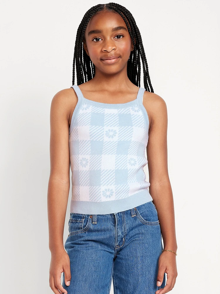 Sweater Tank Top for Girls