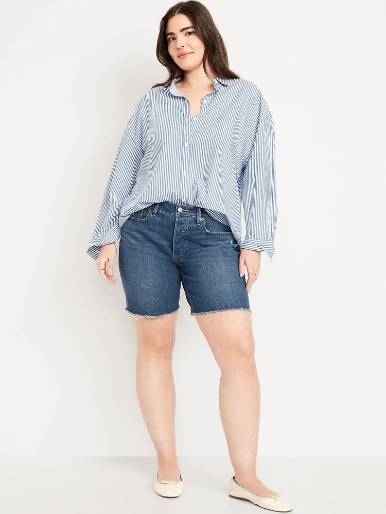 High-Waisted OG Jean Shorts -- 7-inch inseam